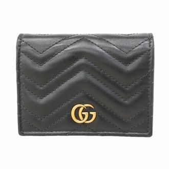 Gucci Black Leather Wallet (Bi-Fold) (Pre-Owned)