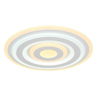 Netlighting Alois Integrated LED Semi Flush Ceiling Light White Matt LED 27006500K