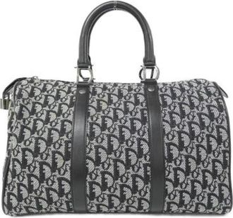 Dior Pre-owned Canvas Boston Bag - Dames - Vintage Handtas - Zwart - ONE Size - Vintage