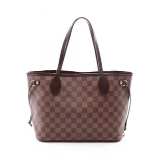 Louis Vuitton Brown Damier Canvas Coated Canvas Leather Handbag Tote Bag (Pre-Owned)
