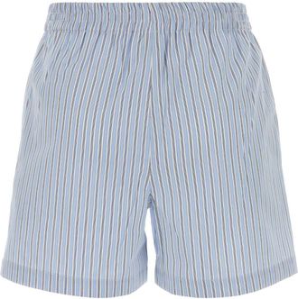 The Attico Lightbluewhite Exterior: Cotton Short