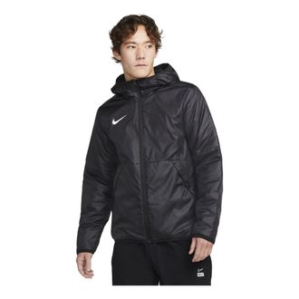 Nike Solid Color Hooded Long Sleeves Jacket Black CW6768-010