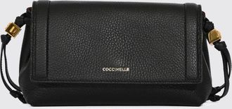 Coccinelle Borsa mini a tracolla Thess in pelle martellata nera