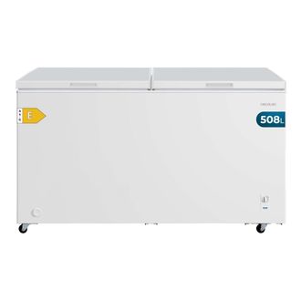 Cecotec Cecotec Congelador Horizontal 508l Doble Puerta Bolero Coolmarket Chest Duo 508m White E. Ultracontact D-cool, Ruedas Easymove, Dual Function, Puerta 