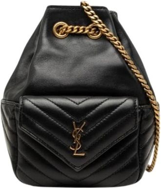 Saint Laurent Bolso de Hombro Vintage Pre-owned - Pre-owned - Mujer - Negro - ONE SIZE