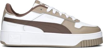 Puma Beige Street Sneakers voor Dames - Dames - Sneakers - Beige - 38 EU - Leer - Schoenen
