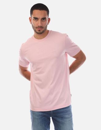 HUGO BOSS Mens Thompson 01 T-Shirt - Pink - Size: 42