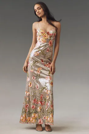 Mac Duggal☆エレガント☆花柄 ビーズ ミディドレス Mac Duggal – tagged 