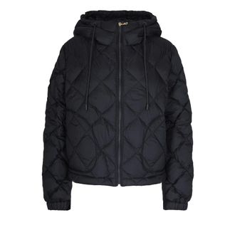 Max Mara Jassen, Dames, Zwart, S, Polyester, Eris Quilted Jacket