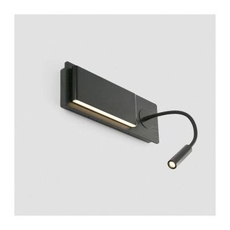 Faro Barcelona Mood Aplique Negro Con Lector 20063