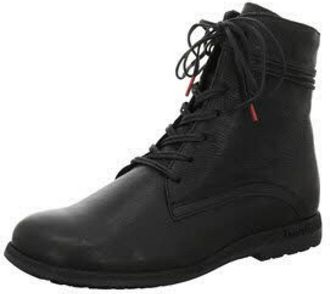 Think Lace-up Ankle Boot - Dames - Schoenen - Zwart - Maat: 39 EU Leer