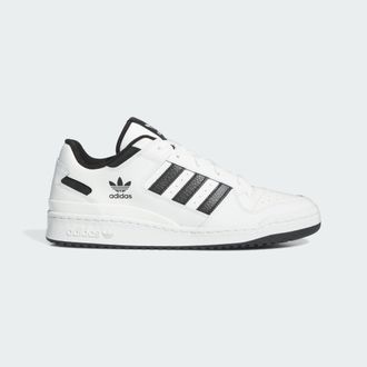 adidas Originals Unisex Forum Low CL Shoes - White Leather - Size UK 4.5