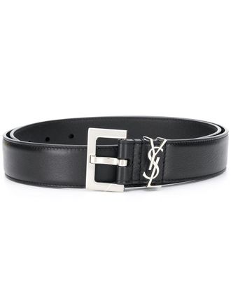Saint Laurent Cintur&oacute;n Saint Laurent Cassandre de piel