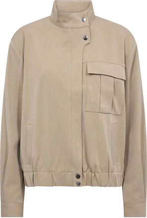 Co'Couture EminaCC Jas - Dames - Jassen - Beige - Maat: S Viscose