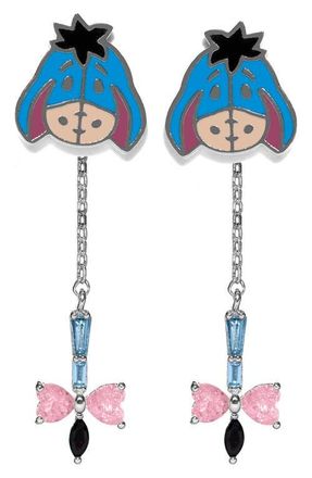 Girls Crew Disney Eeyore Dangle Earrings in Silver at Nordstrom
