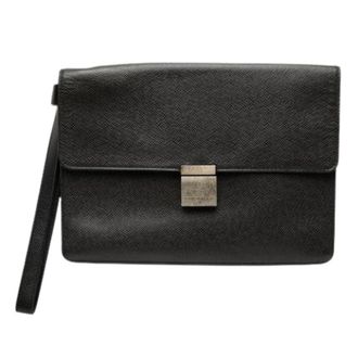 Louis Vuitton Pre-owned Clutches, female, Black, Size: ONE SIZE Pre-owned Selenga Clutch