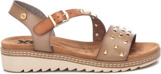 Xti Womens Wedge Sandals In Light Brown
