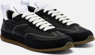 Alexander McQueen EC1 suede-trimmed sneakers