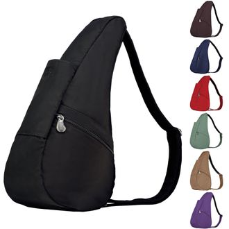 AmeriBag Classic Microfiber Healthy Back Bag Tote X-Small,Black,one Size