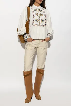 Isabel Marant Top Monique, Womens, White