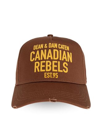 Dsquared2 Baseballpet met logo van de Canadian Rebels