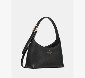 Kate Spade New York Womens 454 Mini Crossbody Bag in Black | Pebble Leather