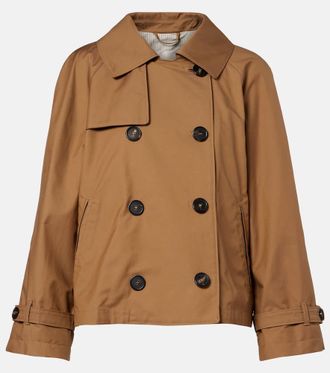 Max Mara Giacca The Cube Tesoro in twill di misto cotone