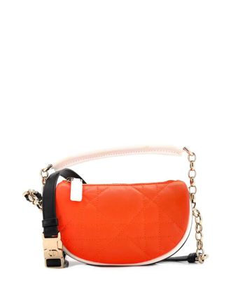 Dior Vibe Cannage Quilt Lambskin Mini hobo bag - Arancione