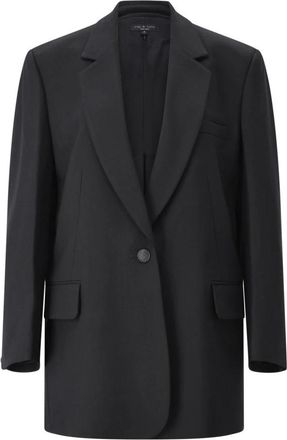 Rag & Bone Jassen, Dames, Zwart, 2Xs, Wol, Relaxte Oversized Blazer