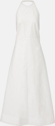 R&oacute;he R&oacute;he Vestido midi de popel&iacute;n en mezcla de algod&oacute;n