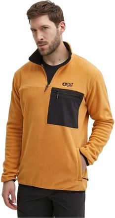 Picture Hoodies & sweatvesten, Heren, Oranje, S, Polyester, Mathew 1/4 Tech Fleece