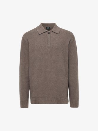 Genti Polo Zip | Taupe