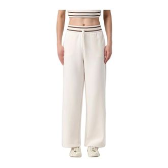 Emporio Armani Joggingbroek van Jersey - Dames - Broeken - Beige - Maat: S Jersey