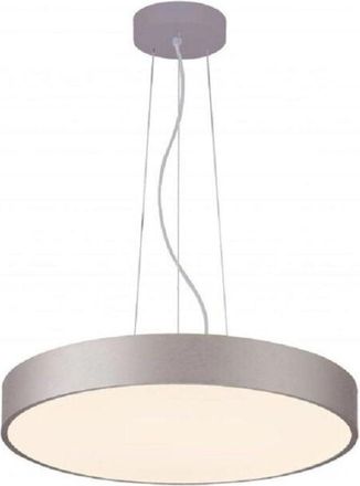 Trade Shop Trade Shop Traesio - Trade Shop - Cerchio 40 Cm Led 43 W Lampada Up Sospension 2 Light Temperatures - Plata
