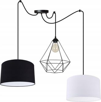 OEM L&aacute;mpara De Techo Colgante Para Loft Pantalla De Ara&ntilde;a De Alambre