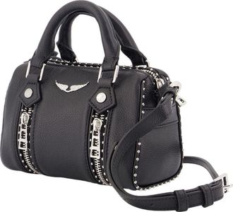 Zadig&Voltaire Womens Top Handle Bag Black Cowhide