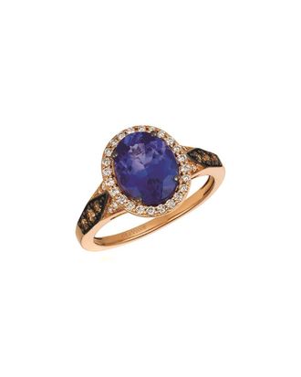 Le Vian 14K Strawberry Gold 2.88 Ct. Tw. Diamond & Tanzanite Ring