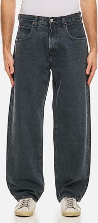 A Gold E Black Wide-Leg Fusion Jeans