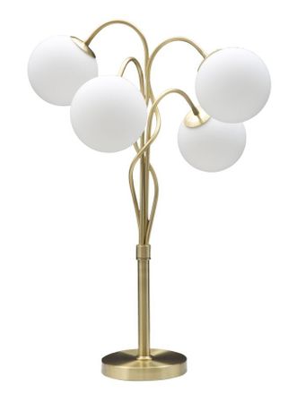 Mauro Ferretti L&aacute;mpara De Mesa Glamy 4 Luz Cm &Oslash; 53x74