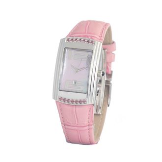 Chronotech 7017l02sac Roze Leren Horloge met Band