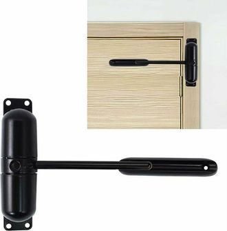 OEM Cierrapuertas Autom&aacute;tico - Fuerza De Cierre 1154 - Compatible Con Puertas De Apertura Izquierda Y Derecha - Materiales Antioxidantes Y Resistentes A L