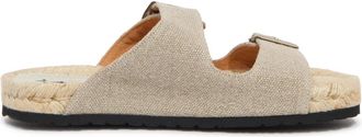 Maneb&igrave; Nordic Hennep Sandalen Slippers - Dames - Sandalen - Beige - 35 EU - Hennep - Schoenen