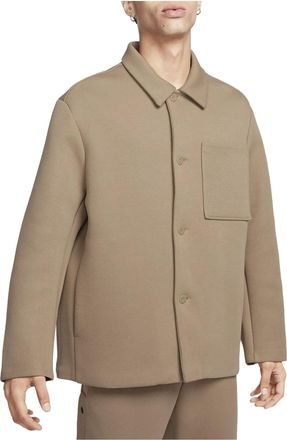 Nike Sportswear Tech Fleece Reimagined Wide Shirt Jacket Khaki FB8168-247