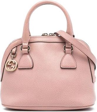Gucci Pre-owned Handbags, female, Pink, Size: ONE SIZE Pre-owned The Dome