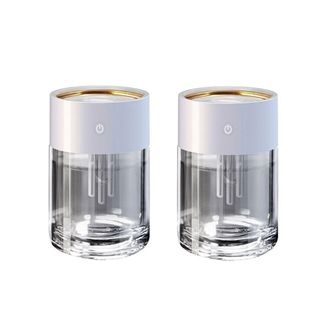 OEM Humidificador Usb Transparente De 2 Litros De Capacidad Con Luz Led Silenciosa, Difusor Ultras&oacute;nico De Aceites Esenciales Y Aromas