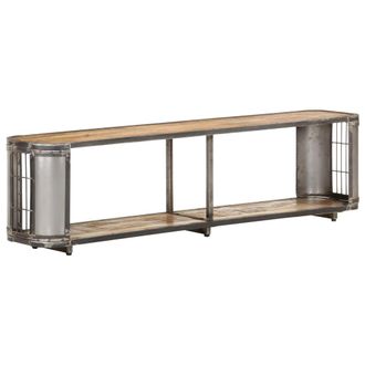 vidaXL Mueble Para Tv De Madera Maciza De Mango 150x30x40 Cm Vidaxl