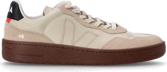 Veja Beige Logo Sneakers