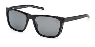 Timberland TB00086 Polarized 01D Mens Sunglasses Black Size 55