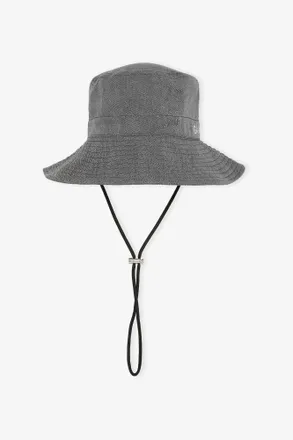 Ganni Bucket Hat in Black Size Medium/Large Womens