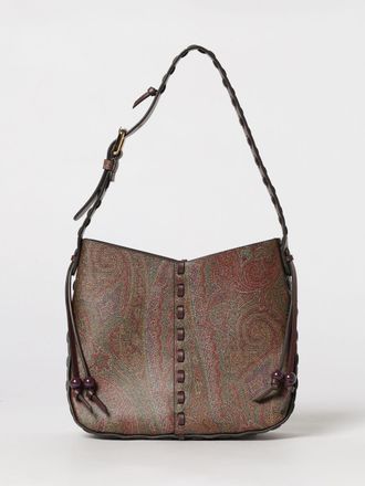 Etro Borsa Vulcano in cotone spalmato a grana stampa Paisley